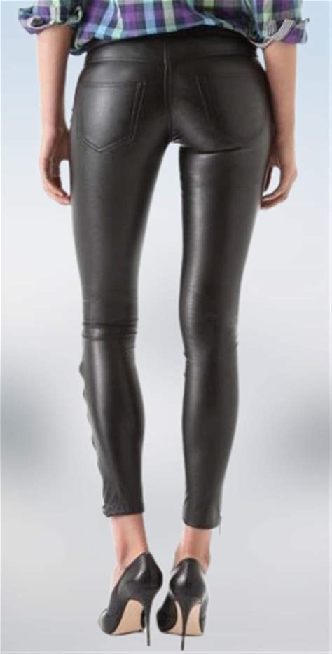 real leather pants women.